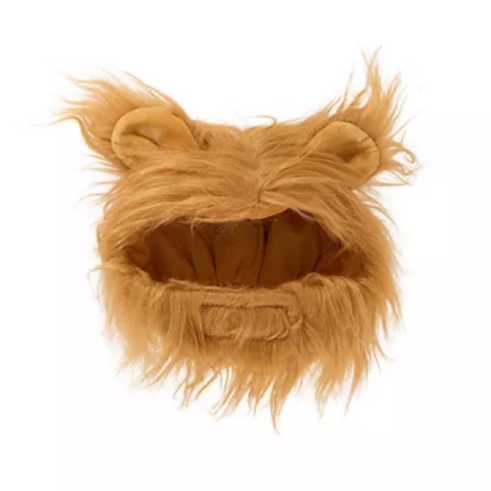 PetSmart Thrills & Chills Lion Mane Pet Costume Dog Cat Headpiece L/XL - Picture 4 of 6